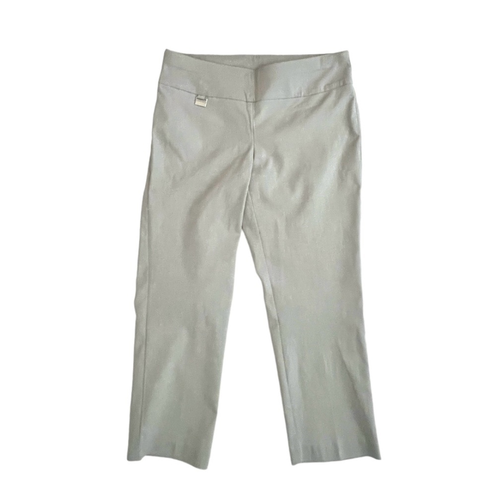 ALFANI Stretch Gray Cropped Pants Size 4P